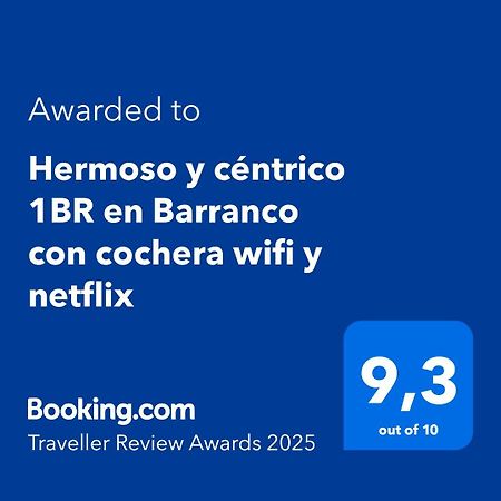 Hermoso Y Centrico 1Br En Barranco Con Cochera Wifi Y Netflix Lima Zewnętrze zdjęcie